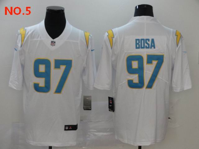 Men's Los Angeles Chargers #97 Joey Bosa Jersey NO.5;